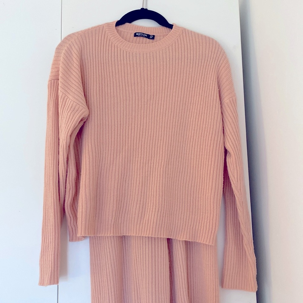 Nasty Gal Loungewear Two Piece Pink set